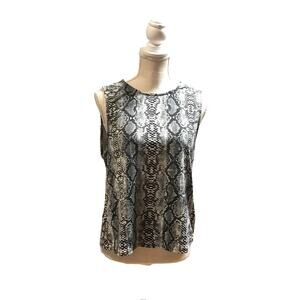 Lucky and Blessed Snake Print Top